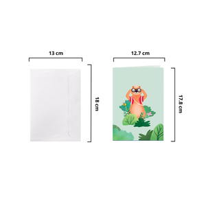 Carte de vœux 3D pop-up, pique-nique, randonnée, ours, carte de vœux pop-up faite à la main, design d'impression numérique, animal mignon, randonnée - Product Image 2