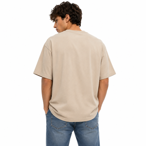 Artistic Brush Stroke Oversized O Neck <b>men's</b> <b>shirts</b> Relaxed Fit Custom Fashion Apparel Brush Art Graphics Wholesale Streetwear - Product Image 2