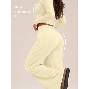 Conjunto Deportivo de 2 Piezas para Mujer, Sudadera con Capucha Extra Grande y Pantalones Jogger de Felpa de Algodón Grueso, Impermeable y Transpirable, para Invierno - Product Image 4