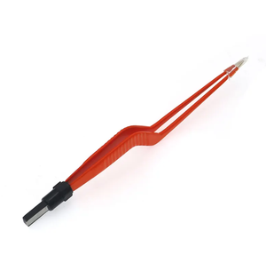 Pinzas bipolares de bayoneta de acero inoxidable, manuales, de 7.75 pulgadas, activadas con el pie, instrumentos quirúrgicos amarillos de Ariston en venta - Product Image 5