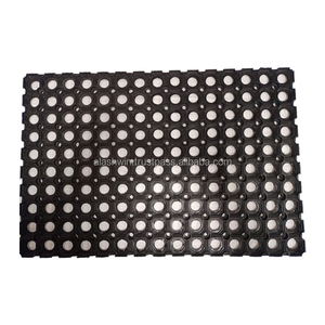 Alfombra de goma hueca antideslizante para interiores y exteriores de 80 x 120 cm, impermeable, con drenaje, antideslizante, para la entrada del hogar u oficina. - Product Image 3