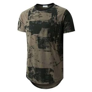 Camiseta de Hombre con Logotipo Frontal, Manga Corta, Cuello Redondo, Transpirable, Corte Regular, Informal, Tejida, Sublimada - Product Image 5