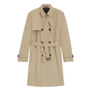 Sportswear Mens Overcoat Set Long Reflective <b>Line</b> Heavyweight Polyester Winter Single Breasted Anti-Shrink Men Trench Long <b>Coat</b> - Product Image 6