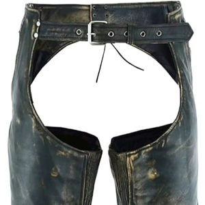 Leather <b>Chaps</b> for Men and Women Western Style Premium Heavy Buffalo Leather Women - Product Image 1