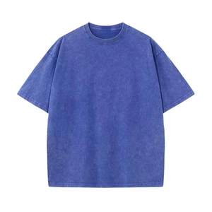 T-shirt Homme Oversize de Luxe en Coton Doux, Coupe Décontractée, Style Urbain, Idéal pour Vêtements à Marque Blanche - Product Image 1