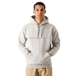 Sudadera con Capucha de Alta Calidad para Hombre, 100% Algodón, Estilo Urbano, Térmica, con Técnicas de Bordado, Tinte Liso para Invierno - Product Image 1