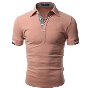 เสื้อโปโลแขนสั้นผู้ชาย สีพื้น ผ้าถัก ปิดกระดุม สีแดงเลือดหมู แห้งเร็ว ต้านเชื้อแบคทีเรีย ระบายอากาศได้ดี - Product Image 2