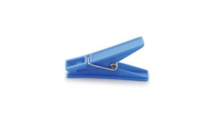 Orange Plastic Clothes Pegs Set for Outdoor Laundry Drying Durable Rectangle <b>Clips</b> with Stainless Steel <b>Spring</b> - Product Image 3