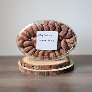 Export Premium Quality 200g Vietnam Factory Customizable Grade ISO Certified Cashew <b>Nuts</b> with Clear Oval Box Wholesale - Product Image 4