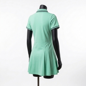 Vestido Deportivo de Tenis para Mujer, Vestido Polo de Manga Corta, Largo hasta la Rodilla, Uniforme Informal, Vestido Polo para Mujer - Product Image 5