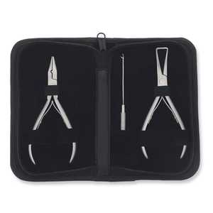 SEVMEK INSTRUMENTS Aiguille à boucle professionnelle en acier inoxydable durable pour extensions de cheveux, crochet de tirage, filer, perles, pinces micro - Product Image 4