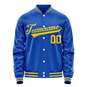 Chaquetas Varsity Unisex Personalizables con Bordado en la Parte Delantera, Cuello Alto, 100% Lana, Servicio OEM - Product Image 2