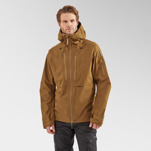Wholesale Men's Premium Softshell Waterproof Hooded Hiking Jacket Windproof Multi-Pocket Fleece <b>Coat</b> OEM - Product Image 3