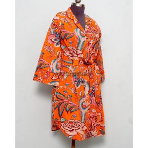 Camisa Larga de Algodón 100% con Estampado Floral, Estilo Sexy para Club Nocturno, Lavable, con Abertura Frontal, Cuello en V, Manga 3/4, Ajustada al Cuerpo, con Botones - Product Image 5