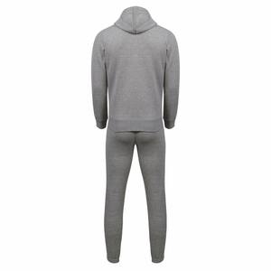 Custom Men Navy Blue <b>Zip</b> Up Hoodie Jogger Set Fleece Tracksuit 2 Piece Sportswear Casual Streetwear Training Suit Wholesale Men - Product Image 4