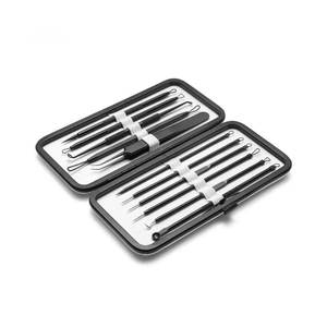 Kit Profesional de Alta Calidad para Extraer Puntos Negros y Espinillas, de Acero Inoxidable, con Opciones Personalizables para un Tratamiento Seguro del Acné - Product Image 1