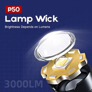 CITICITY Source Factory Powerful <b>Rechargeable</b> Aluminum 30W Tactical <b>LED</b> Flashlight High Quality Zoomable Torches for Camping - Product Image 4