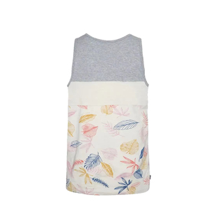 Débardeur côtelé sans manches pour femme, couleur unie, décontracté, tendance, basique, été, 100% coton tissé, dentelle - Product Image 3
