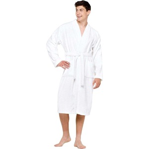 Albornoz de Baño de Primera Calidad 100% Algodón para Hombre y Mujer, Suave y Absorbente, Ideal para Spa, Hotel y Hogar, Disponible a un Precio Accesible - Product Image 4