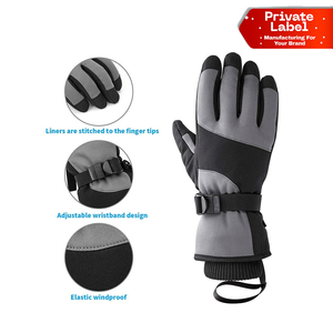 Gants de ski pour jeunes garçons et filles, imperméables, chauds, pour sports d'hiver, ajustement ergonomique, flexibles, imperméables, pour snowboard - Product Image 1