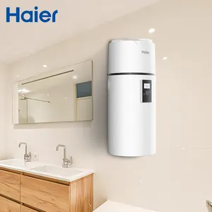 Haier - Bomba de calor para banho doméstico, aquecedor de água quente com controle wi-fi, 2kw, R290, micro 12v/24v, fonte de ar Evi, ideal para uso doméstico