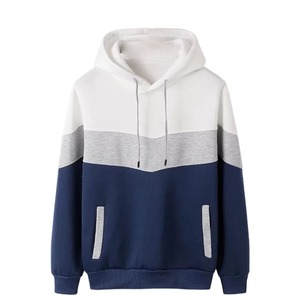 Sweat-shirt à capuche personnalisé OEM pour homme, coupe classique, 100% coton molletonné 370g, couleur unie, respirant, décontracté, avec poche, pour l'hiver - Product Image 1