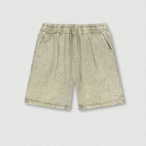 Pantalones Cortos con Lavado Ácido Directo de Fábrica, Forro Polar de Algodón Premium, Aglets Metálicos, Pedidos al por Mayor, Logotipo Personalizado, Artículos Promocionales - Product Image 5