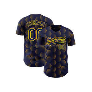 Uniformes de Béisbol Transpirables para Hombre, 100% Poliéster, Jersey Cosido, Colores y Logotipos Personalizados, Impresión Digital Sublimada, Tallas Grandes - Product Image 1