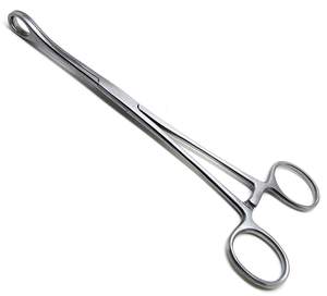 Customized Foerster <b>Sponge</b> Forceps 10 Inch Straight Serrated Manual Surgical Holding Clamp Orthopedic Set Veterinary Instrument - Product Image 1