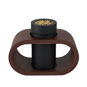 Brûleur à Bakhoor Arabe en Bois Massif de Luxe Fait Main Mubkhar pour les Célébrations du Ramadan Cadeaux de Fête de l'Aïd Paniers Cadeaux & Style d'Intérieur Élégant - Product Image 1
