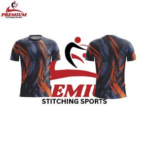 Maillot de football pour adultes, logo personnalisé, kit d'équipe, maillot de football à manches courtes, léger, respirant, vêtements de sport performants, 100% coton - Product Image 1