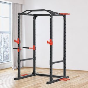 Torre Multifunzione Regolabile per Allenamento Domestico: Stazione Dip, Barra Trazioni, Rack Squat, Attrezzatura per Allenamento Forza Parte Superiore del Corpo, Panche e Rack - Product Image 2