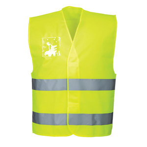Custom Made Hi Vis Reflective Waterproof Safety Vest <b>Jackets</b> Custom Logo Front Pocket Workwear Vest for Construction <b>Worker</b> - Product Image 1