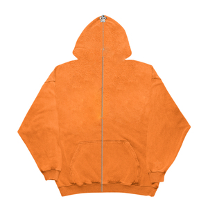 Men's High Quality 100% Cotton Full Zip Hoodie with Digital Printing Screen Printing for Winter Premium Sweatshirts - Product Image 5