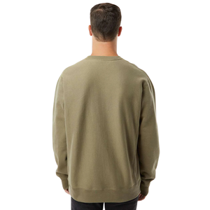 เสื้อสเวตเชิ้ตคอกลมทรงหลวมสำหรับผู้ชาย ผ้าคอตตอนผสมเนื้อหนา ลายขวาง แฟชั่นฤดูหนาว - Product Image 2