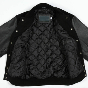 Chaqueta de Invierno Personalizada de Alta Calidad para Hombre, Nuevo Diseño Ligero, Estilo Urbano, Chaqueta Deportiva Casual Varsity, Tejido de Lana - Product Image 5