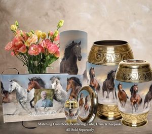 Prestige Brass <b>Keepsake</b> <b>Memorial</b> Cremation Urn Ash Holder Crafted With Fine Surface Texture And Stylish Appearance - Product Image 6