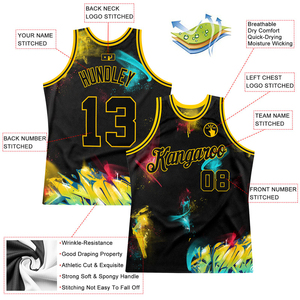 Maillot de basketball personnalisé pour équipe junior – Tenue de sport entièrement sublimée, broderie et twill, OEM ODM - Product Image 2