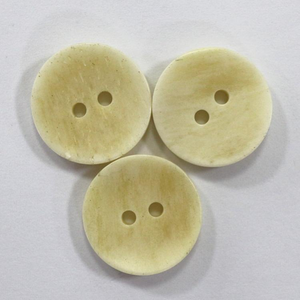 Botones Planos de Hueso Natural de 2 Agujeros Hechos a Mano, Ecológicos, con Logotipo Personalizado, para Regalos Empresariales y Decoración - Product Image 3