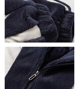 Chaqueta de Forro Polar con Cuello Alto y Cierre de Cremallera, Estilo Casual para Otoño, Material de Poliéster, Corte Regular - Product Image 5