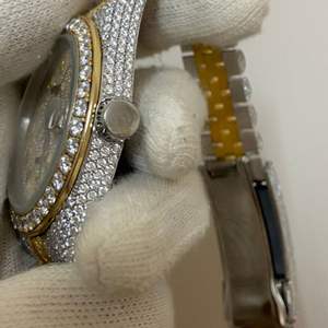 Reloj de Diamantes Cultivados en Laboratorio DEF de Alta Calidad, Diamantes Incoloros, Estilo Hip Hop - Product Image 4