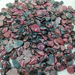 Lote de cabujones de rodonita natural al por mayor, lote de piedras preciosas de rodonita para la fabricación de joyas - Product Image 1