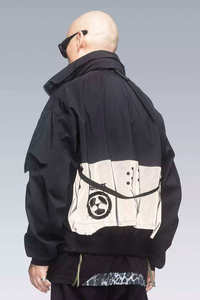 Chaqueta Táctica Impermeable para Hombre, Estilo Cyberpunk, Ropa de Calle Harajuku, Chaqueta Funcional con Bolsillos Utilitarios para Exteriores - Product Image 3