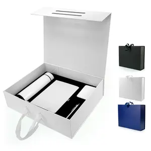Set de Regalo Corporativo para Oficina, Estilo Ejecutivo Elegante, Técnica de Impresión con Temática de Color, Caja con Cinta y Asa, Producto Promocional para Oficina - Product Image 1
