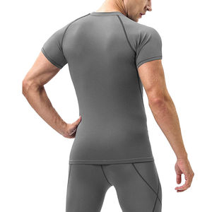 Nouvelle Arrivée T-shirt de Compression Unisexe pour la Gym, Fitness Musculaire, Anti-UV, Écologique, Spandex/Polyester, Manches Longues - Product Image 5