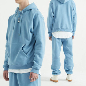 Survêtement léger et respirant pour homme, 100% coton, prix raisonnables, streetwear, survêtement de plein air, ensemble deux pièces - Product Image 4
