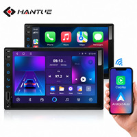 HANTUE Autoradio Android 16 Double Din Universel TF/USB 4+64 7 pouces avec FM/RDS, CCD/AHD et Système de Navigation Multimédia pour Voiture