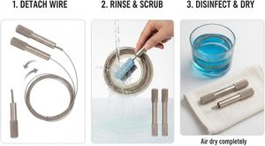 Scie à décorner en fil d'acier inoxydable, décorneur durable pour bétail, moutons et chèvres, outil de coupe manuel pour la médecine vétérinaire - Product Image 6