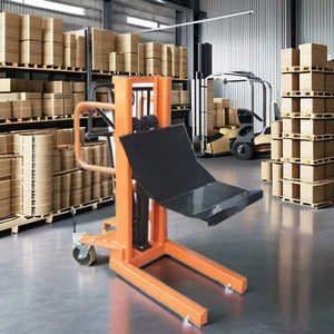 Apilador Hidráulico Manual para Bidones, Equipo de Elevación de Barriles, Manipulador Industrial de Bidones - Product Image 4