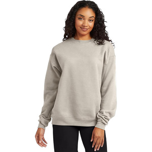 Sweat-shirt classique à col rond pour homme, intérieur en polaire chaud, style streetwear minimaliste, directement de l'usine - Product Image 3